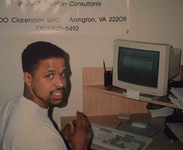 Bill Booker at Capitol Rehab in 1996.